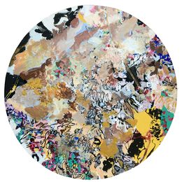 Painting, 2025_1_diam_85, Hervé Richard