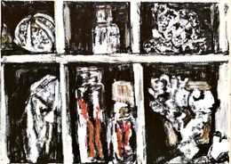 Gemälde, Abstraction de curiosités, Aurelie Cholley