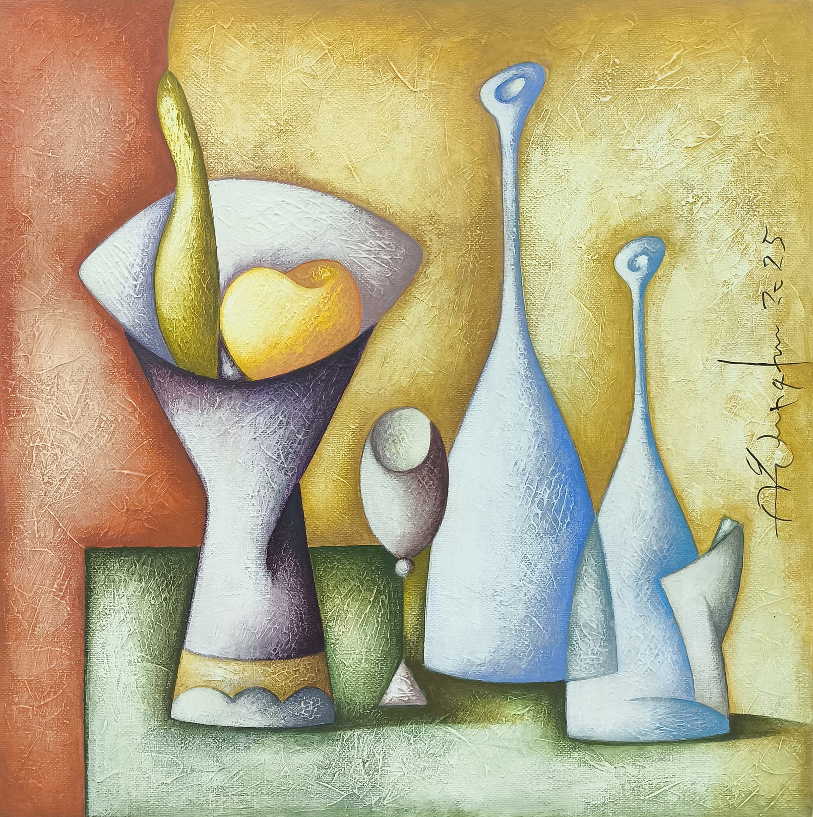 Sargis Zaqaryan, Stylized Still Life Sargis Zaqaryan, Stylized Still Life