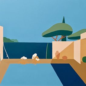 Peinture, Un été dans le sud, Marie Deforche