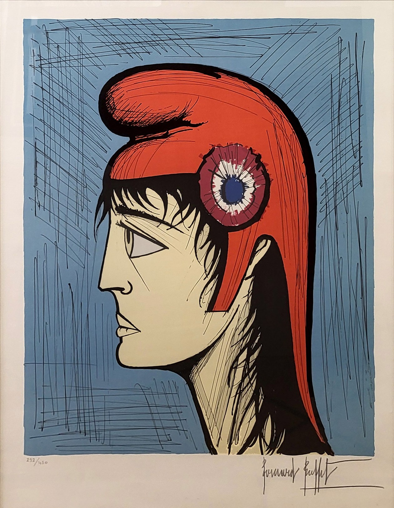 Bernard Buffet, La Révolution française - Marianne Bernard Buffet, La Révolution française - Marianne