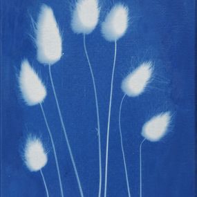 Gemälde, Bouquet de lagures 1 - Série Monde végétal, Fabienne Maunoury