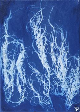 Gemälde, Algues 3 - Série Monde végétal, Fabienne Maunoury