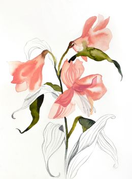 Gemälde, Lilies No. 15, Elizabeth Becker