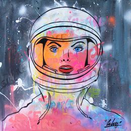 Gemälde, Space girl, Nathalie Cubéro