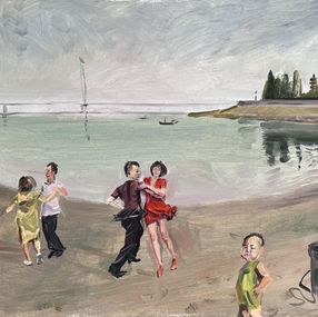 Gemälde, Dance by the River, Su Yu