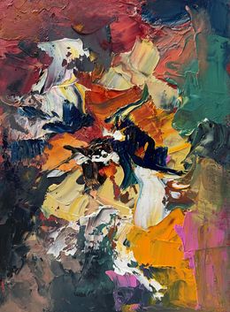 Gemälde, Floral abstract., Schagen Vita