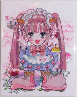 Gemälde, My aspired skin, NABEchan