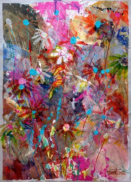 Gemälde, Fantasy with Flowers 20, Rakhmet Redzhepov (Ramzi)