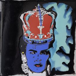 Gemälde, Frida Kahlo - Série portrait personnages iconiques, Serero Pop Art