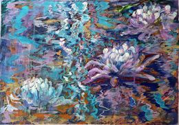 Gemälde, Fantasy with Flowers 21, Rakhmet Redzhepov (Ramzi)
