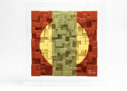 Sculpture, Cercle - Ocre rouge, Yann Crenn