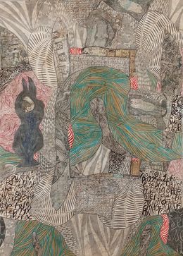 Zeichnungen, The blue river, Geneviève Seillé