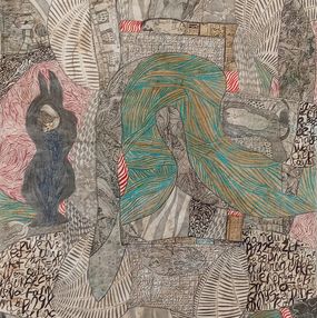 Dessin, The blue river, Geneviève Seillé