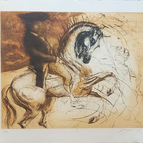 Print, Le cavalier, Jean-Marie Guiny