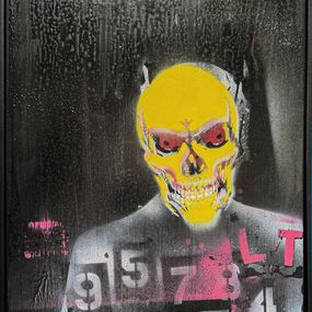 Gemälde, Original Skull Banker, Lincoln Townley
