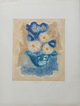 Drucke, Fleurs : Zinnia, Jean-Marie Guiny