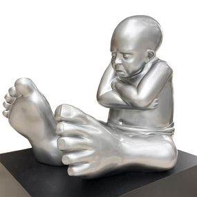 Skulpturen, Babyfoot Silver 105, Idan Zareski
