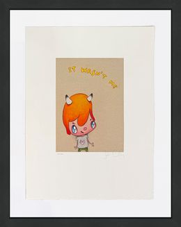Print, It Wasn't Me (framed hand signed etching), Javier Calleja