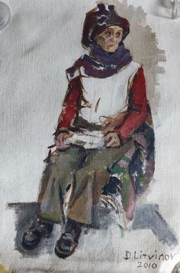 Gemälde, Loneliness, Daniil Litvinov
