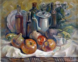 Gemälde, Still Life with Tomatoes, Daniil Litvinov
