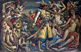 Gemälde, Cossack’s Dream, Daniil Litvinov