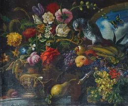 Gemälde, Night Still Life, Daniil Litvinov