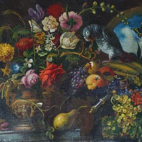 Gemälde, Night Still Life, Daniil Litvinov