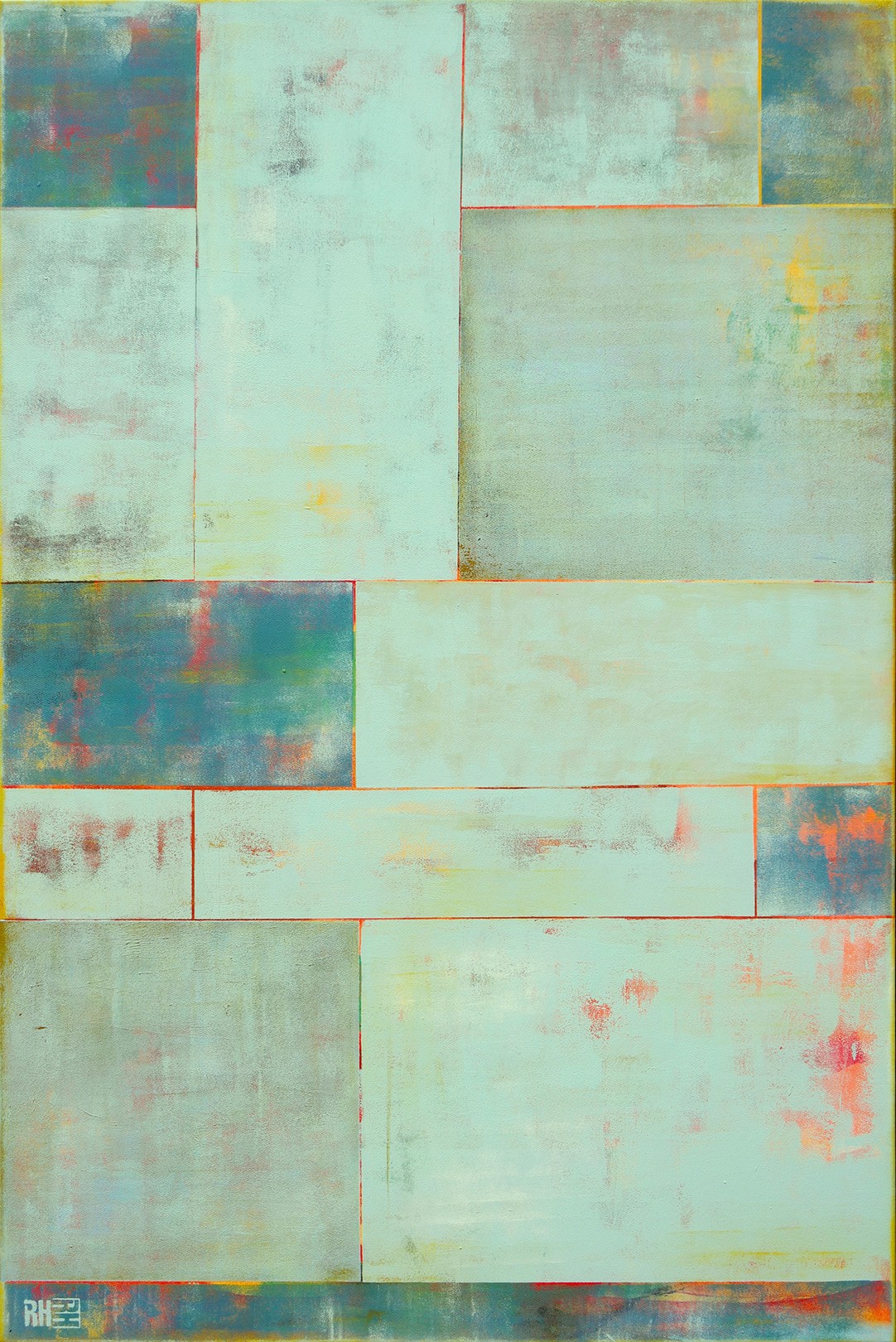Ronald Hunter, Turquoise Tiles Long Ronald Hunter, Turquoise Tiles Long