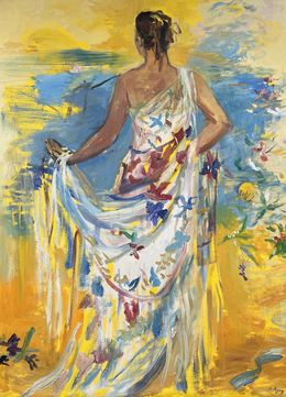 Gemälde, Gitana Laietana (En amarillo), Rosa Agenjo