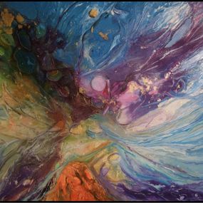 Gemälde, Emociones en Movimiento 6, Pilar Acosta