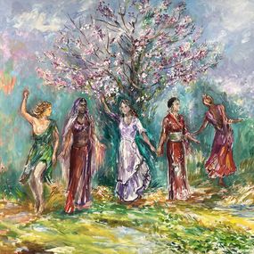 Gemälde, El baile de las culturas, Rosa Agenjo