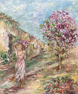 Gemälde, Campesina, Rosa Agenjo