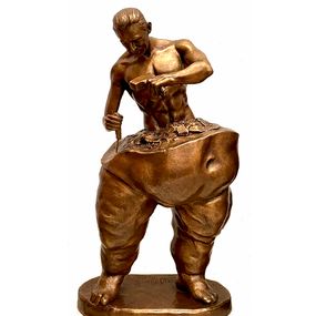 Sculpture, The little self made man, Víctor Hugo Yáñez Piña