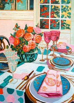 Gemälde, Soft Light and sweet wine, Katharina Husslein