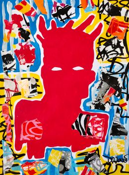 Gemälde, Basquiat ( a tribute to Basquiat), Dr. Love