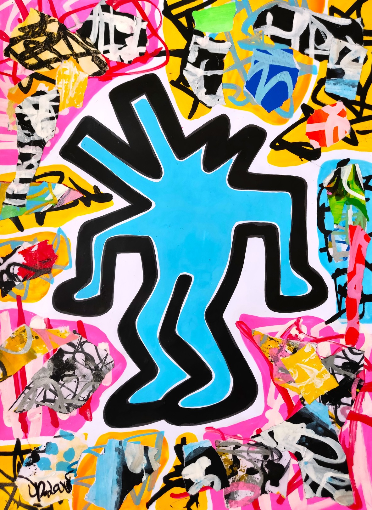 Dr. Love, Pop dog blue (a tribute to Haring) Dr. Love, Pop dog blue (a tribute to Haring)