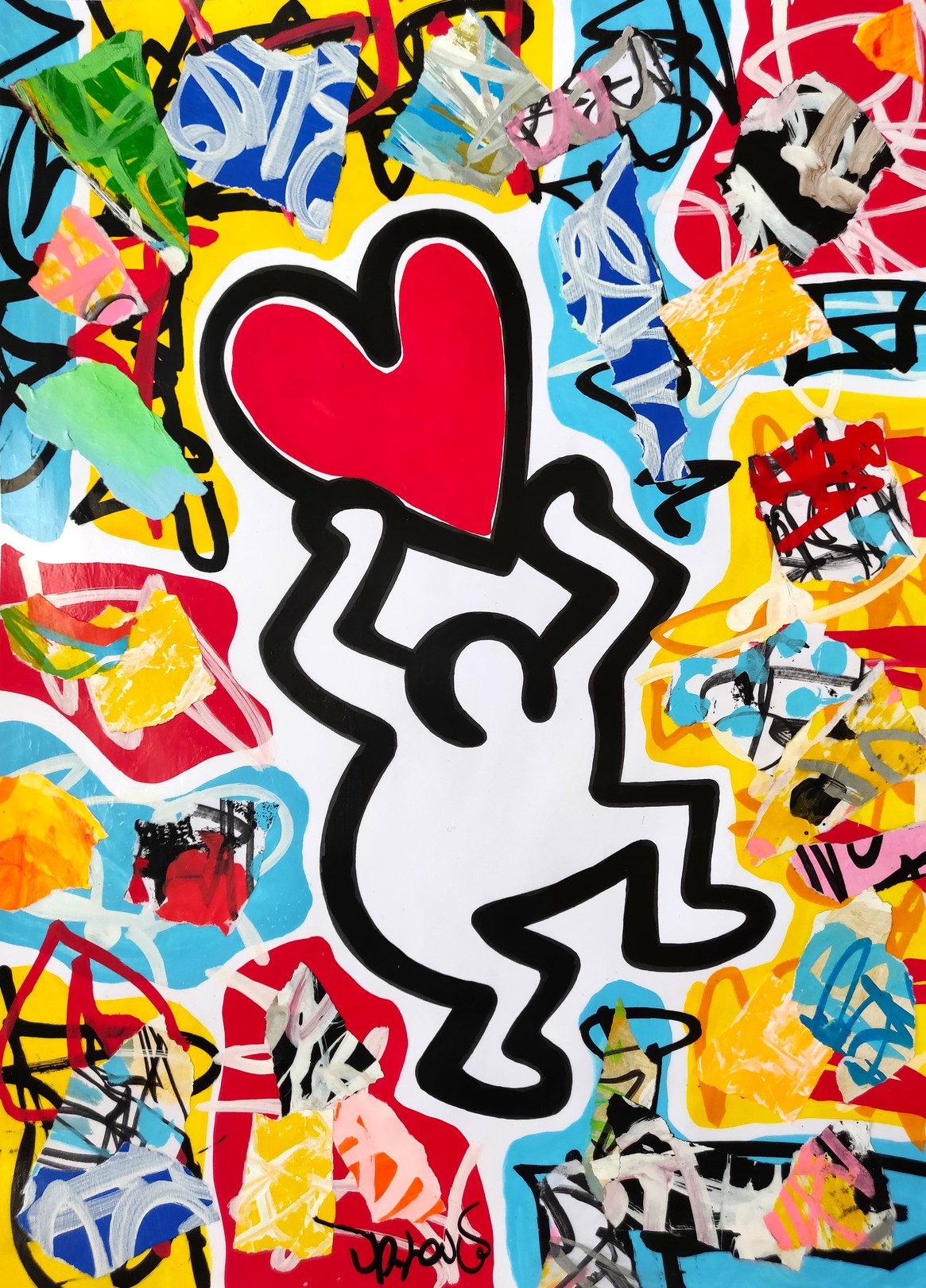 Dr. Love, Happy love red (a tribute to Haring) Dr. Love, Happy love red (a tribute to Haring)
