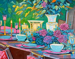 Gemälde, An evening meant of us, Katharina Husslein