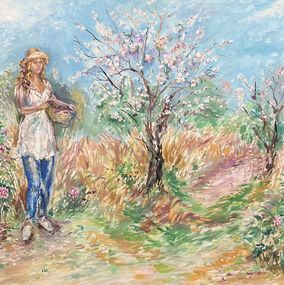 Gemälde, Peasant, Rosa Agenjo