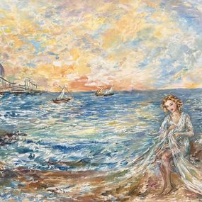 Peinture, La tejedora del mar, Rosa Agenjo