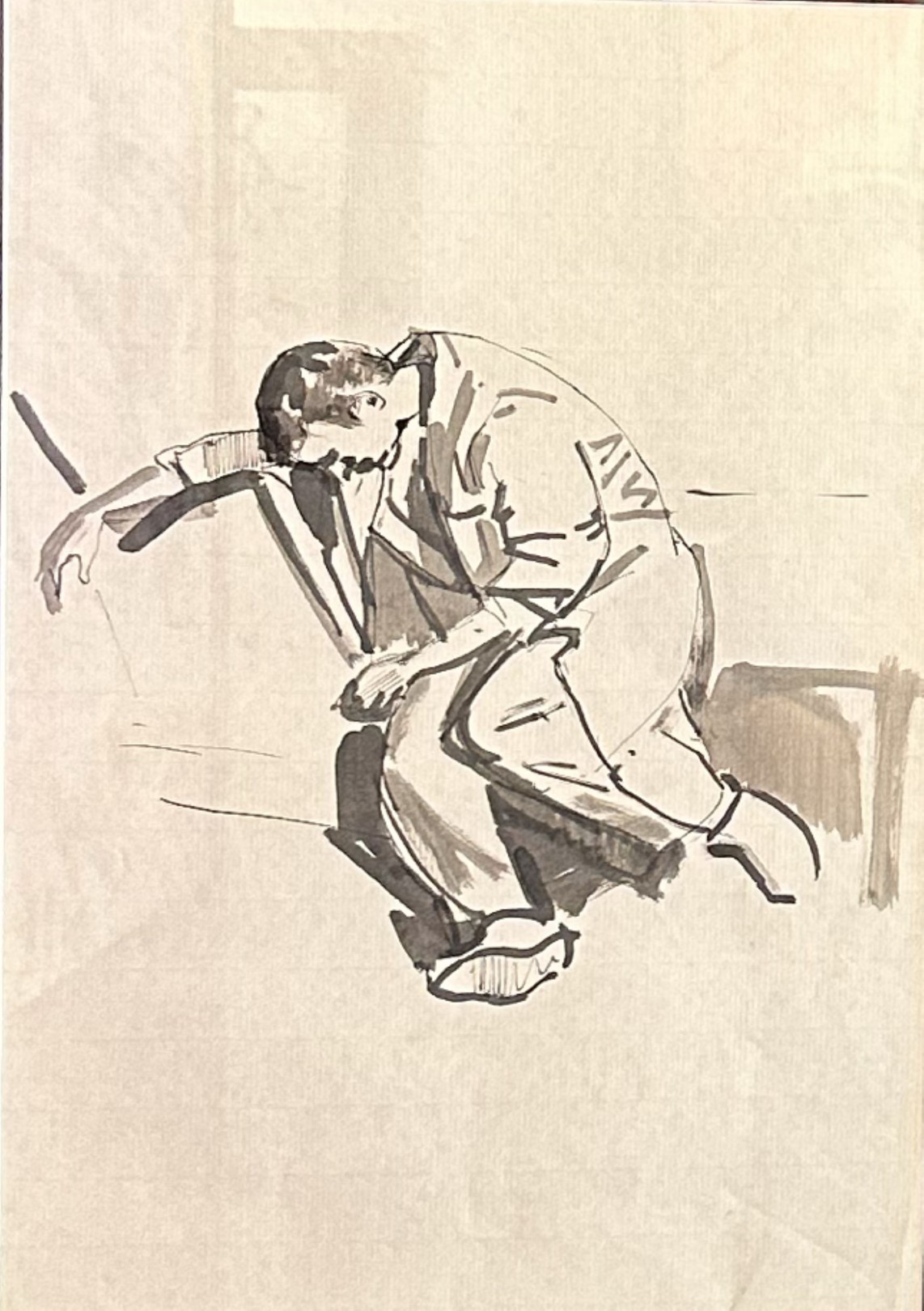 Nathalie Gobin, Homme Assis Nathalie Gobin, Homme Assis