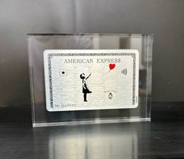 Skulpturen, Plexi Card Banksy, N.Nathan