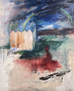 Gemälde, Rainbow, Rosa Agenjo