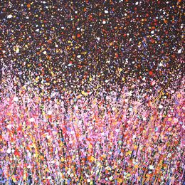 Gemälde, Expression with pink, Iryna Kastsova