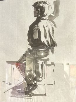 Fine Art Drawings, Série Hommes, Nathalie Gobin
