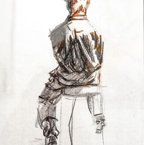 Fine Art Drawings, Série Hommes, Nathalie Gobin