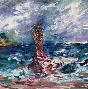 Gemälde, Gitana del mar, Rosa Agenjo