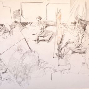 Fine Art Drawings, Scéne Atelier, Nathalie Gobin