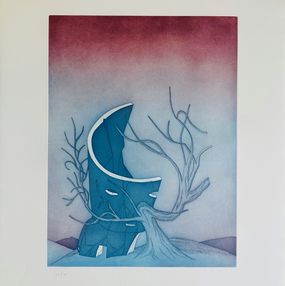 Print, Les ruines circulaires, Jean-Michel Folon